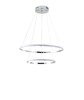 Миниатюра фото подвесная светодиодная люстра zortes ringolight zrs.33322.63c | 220svet.ru