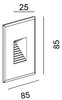Миниатюра фото крышка deko-light cover white squared for light base cob indoor 930130 | 220svet.ru