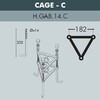Миниатюра фото парковый фонарь fumagalli nebo ofir/cefa 2l u23.202.r20.bxe27 | 220svet.ru
