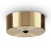 Миниатюра фото основание для светильника ideal lux rosone magnetico 1 luce ottone brunito | 220svet.ru