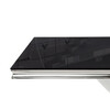 Миниатюра фото стол стеклянный woodville levon 200x100x75 black 15563 | 220svet.ru