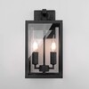 Миниатюра фото уличный настенный светильник elektrostandard candle 35150/d черный a058260 | 220svet.ru
