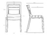 Миниатюра фото набор 2 шт стул обеденный dobrin tim lmzl-pp902-n2-13456 | 220svet.ru