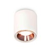 Миниатюра фото комплект накладного светильника ambrella light techno spot xs7722005 swh/ppg белый песок/золото розовое полированное (c7722, n7035) | 220svet.ru