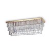 Миниатюра фото потолочная люстра ideal lux martinez pl8 oro | 220svet.ru