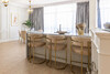 Миниатюра фото стул полубарный garda decor 76ar-603gold-bg беж/мат. золото | 220svet.ru