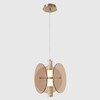 Миниатюра фото подвесной светильник crystal lux amarillo sp12w led brass | 220svet.ru