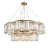 Миниатюра фото подвесная люстра newport 4358+12/s gold м0062829 | 220svet.ru