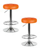 Миниатюра фото табурет барный dobrin bruno lm-5008-n_ch-m_el-orange-10964 | 220svet.ru