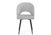 Миниатюра фото стул на металлокаркасе woodville курбис светло-серый (zd 960) / черный 642901 | 220svet.ru