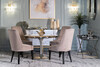 Миниатюра фото стул велюровый жемчужно-серый garda decor elegante-2k-жем.сер-cat4 | 220svet.ru