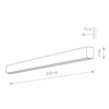 Миниатюра фото настенный светильник nowodvorski straight wall led l 7560 | 220svet.ru