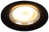 Миниатюра фото встраиваемый светильник эра kl107 bk/sl б0061098 | 220svet.ru
