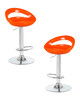 Миниатюра фото стул барный dobrin disco lm-1010-n_ch-m_abs-orange-11260 | 220svet.ru