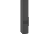 Миниатюра фото шкаф woodville ника эйхория qr-17 / графит 593594 | 220svet.ru