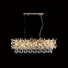 Миниатюра фото подвесная люстра crystal lux romeo sp8 gold l1000 | 220svet.ru