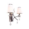 Миниатюра фото бра lumina deco glamour ldw 66247-2 wt+chr | 220svet.ru