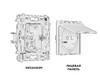 Миниатюра фото розетка с крышкой ip44 ambrella volt quant alfa ma408010 | 220svet.ru