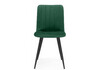Миниатюра фото стул на металлокаркасе woodville дани зеленый (zd 667) / черный np 632301 | 220svet.ru