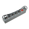 Миниатюра фото cетевой фильтр (ul-00001743) uniel 5гн х 1,5м с/з universal s-gsu5-1,5 grey | 220svet.ru