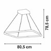 Миниатюра фото подвесная люстра vitaluce v04661-03/1s | 220svet.ru