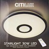 Миниатюра фото потолочный светодиодный светильник с пультом ду citilux старлайт cl70330r | 220svet.ru