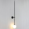 Миниатюра фото настенный светильник imperium loft lines ball 72 black 278411-26 | 220svet.ru