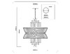 Миниатюра фото подвесная люстра ambrella light high light lh41020 | 220svet.ru