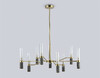 Миниатюра фото люстра на штанге ambrella light high light lh53355 | 220svet.ru