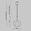 Миниатюра фото подвесной светильник maytoni duality mod271pl-01w3 | 220svet.ru