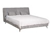 Миниатюра фото кровать ткань+кожа garda decor gd-michelle-160-4-tl | 220svet.ru