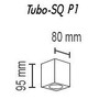 Миниатюра фото потолочный светильник topdecor tubo8 sq p1 17 | 220svet.ru