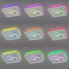 Миниатюра фото потолочная светодиодная люстра с пультом ду citilux квест cl739b150e rgb | 220svet.ru