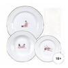 Миниатюра фото тарелка seikantai5271 arched set of 3 seletti 09843 | 220svet.ru